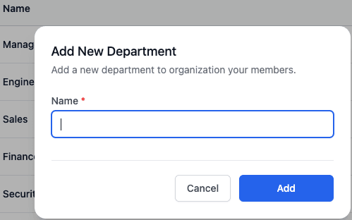 Departments